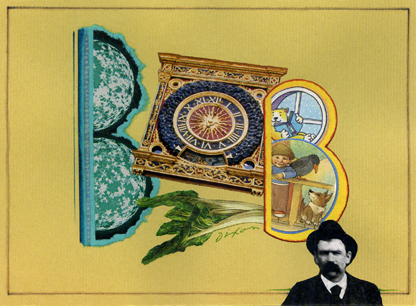 a collage greeting card by John Andrew Dixon