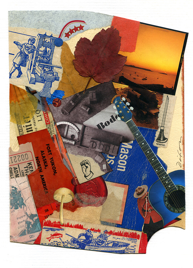 collage greeting card by John’s Haus of Cards!