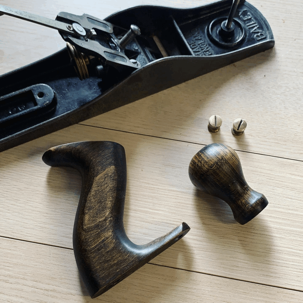 Will's handplane, in the process of repair.