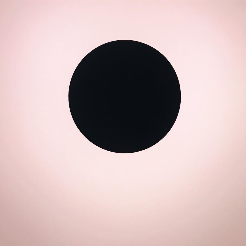 Will's photo of James Turrell's geometric light art.